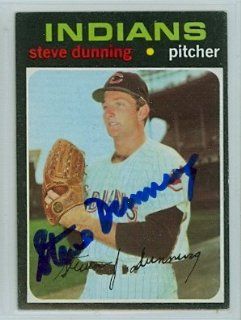 Steve Dunning AUTO 1971 Topps #294 Indians PSA Pre Cert Auction Lot Sports Collectibles