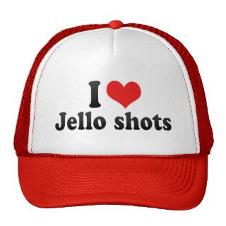I Love Jello shots Hats
