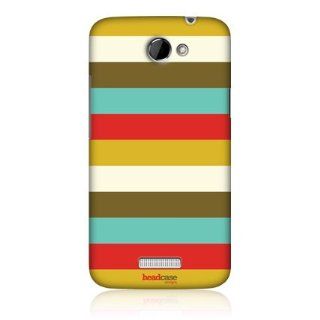 Head Case Designs Stripes Retro Christmas Design Snap on Back Case Cover For HTC One X Cell Phones & Accessories