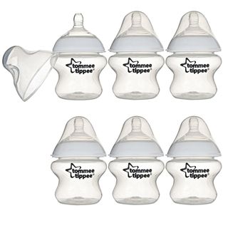 Tommee Tippee Closer to Nature 5 ounce Feeding Bottles (Pack of 6) Tommee Tippee Baby Bottles