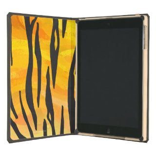 Tiger Black and Orange Print iPad Air Cover
