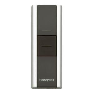 Honeywell Add on/Replacement Push Button, Black/Chrome, Compatible w/Honeywell 300 Series & Decor Chimes RPWL301A