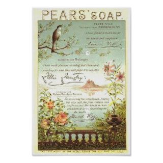 Pears Soap Nature Ad Posters