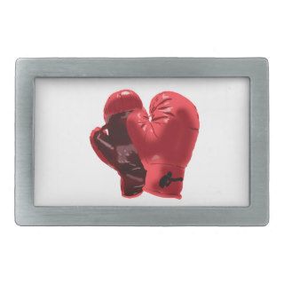 Boxing Gloves Rectangular Belt Buckle
