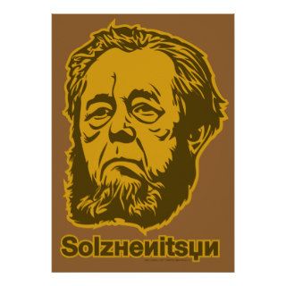 Alexander Solzhenitsyn Poster