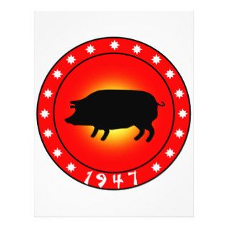 Year of the Pig 1947 Custom Flyer