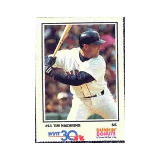 1992 Red Sox Dunkin' Donuts #20 Tim Naehring Sports Collectibles