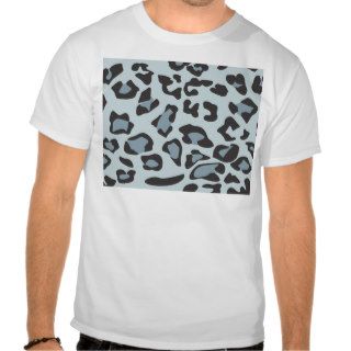 Snow Leopard Skin Pattern Tshirts