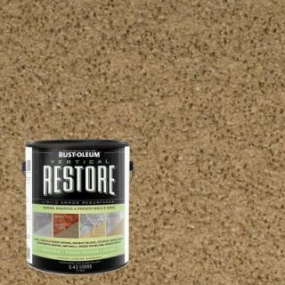 Restore 1 gal. River Rock Vertical Liquid Armor Resurfacer for Walls and Siding 43129