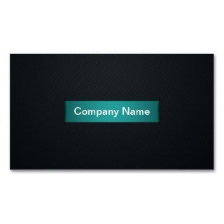 Premium (Turquoise) Slit Effect Business Cards