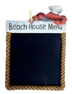Beach House Kitchen chalkboard #327  Chef With Chalkboard 