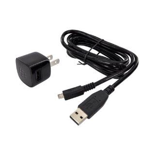 Black OEM Blackberry USB Wall Charger w Micro USB Cable, ACC 33396 301 Cell Phones & Accessories