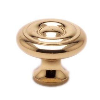 Berenson 5003 303 Polished Brass Cabinet Hardware 1 3/8" Dia Cabinet Knob   Cabinet And Furniture Knobs  