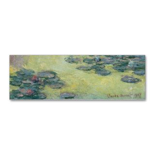 Claude Monet Water Lilies Painting Impressionism Business Cards