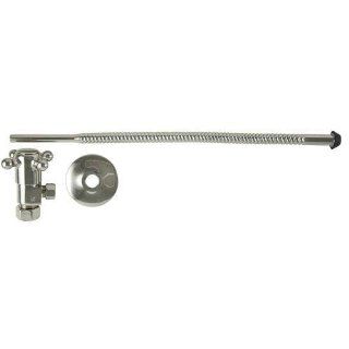 Barclay I308 PN Toilet Supply Kit in Polished Nickel with Supply Tube and Cross   Plumbing Equipment