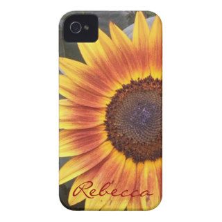 Golden Sunflower iPhone 4 case *Personalize*