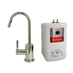 Single Handle Hot Water Dispenser Faucet with Heating Tank in Polished Nickel I7231 PN