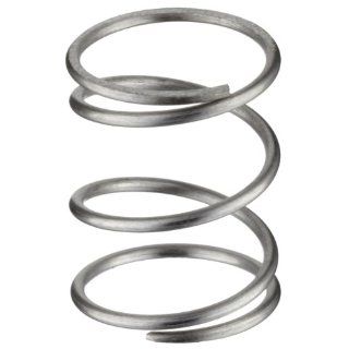 Compression Spring, 316 Stainless Steel, Inch, 0.6" OD, 0.045" Wire Size, 0.309" Compressed Length, 0.62" Free Length, 4.66 lbs Load Capacity, 15 lbs/in Spring Rate (Pack of 10)