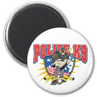Patriotic Police K9 Unit Magnets