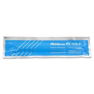 Pelikan 338 F Roller Ball Pen Refill, Blue Ink, Fine Point, Pack of 12 