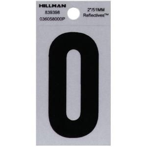 The Hillman Group 2 in. Vinyl Reflective Number 0 839398