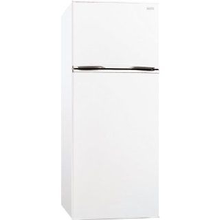 Frigidaire FFPT12F3MW 12 Cubic Foot Top Freezer Apartment Size Refrigerator with Store More Clear Cris, White Kitchen & Dining