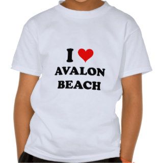 I Love Avalon Beach Tees