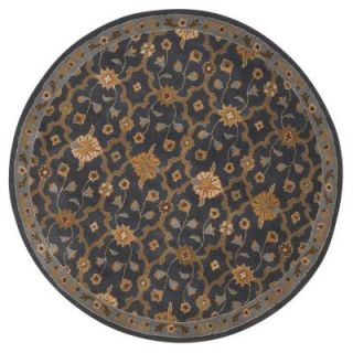 Home Decorators Collection Exeter Blue 7 ft. 9 in. Round Area Rug 0256470310
