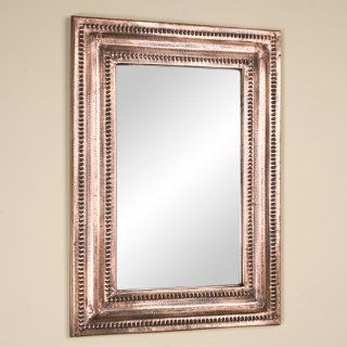 Rectangular Lightly Hammered Copper Mirror     Wall Mounted Mirrors