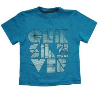 Quiksilver, Biscolatti Tee in Pacific Heather (c) ~ SM (8/10 Big Kids) Novelty T Shirts Clothing