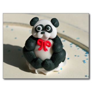 Scared Gumball Panda Post Card