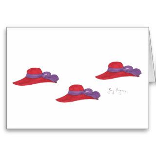 Red Hats Cards