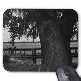 Oak Tree along the Cooper River Shore Mouse Pads