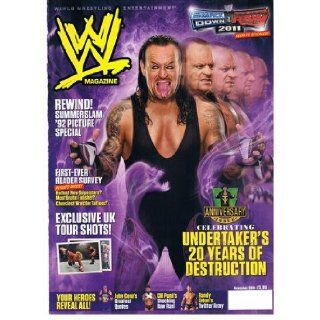 WWE Magazine November 2010   Free RAW Wristband   Anniversary Issue   Smackdown VS. Raw 2011 Secrets Tony Romando Books