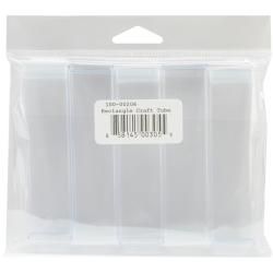 Clear Rectangle Trendy Craft Tube (Pack of 5) Other Crafts