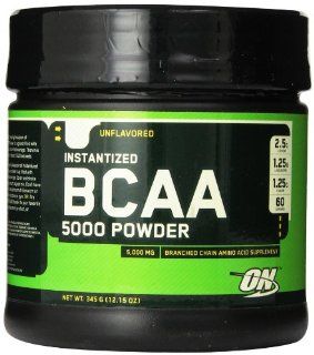 Optimum Nutrition Instantized BCAA 5000 Powder    345 g (12.15 oz) Health & Personal Care