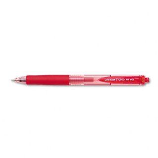 uni ball Products   uni ball   Signo Gel RT Roller Ball Retractable Gel Pen, Red Ink, Micro Fine, Dozen   Sold As 1 Dozen   Combines the performance of a ballpoint with the glide of a roller ball.   Acid free gel ink.   Retractable point.   Soft rubber gri