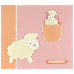 K & Company Sweet Pea Baby Girl Scrapbook Album 12 x 12 Scrapbooking Kits