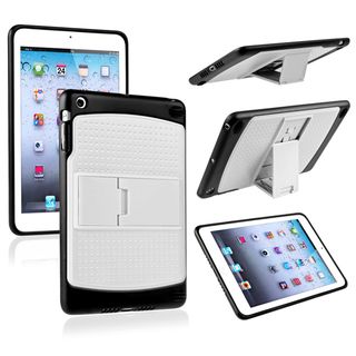 BasAcc White/ Black TPU Hybrid Case with Stand for Apple iPad Mini BasAcc iPad Accessories