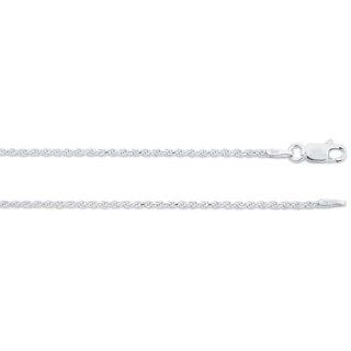 Sterling Silver .925 Rope Necklace Chain 1mm Thickness 24" inches MADE IN ITALY. Jewelry