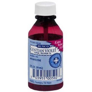 1156325 PT# 100592 001 Staining Solution Gentian Violet 2% Bottle 2oz Ea Made by Humco Holding Group, inc Industrial Products