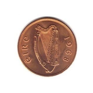 1968 Ireland Large Penny Coin KM#11   Hen with Chicks 