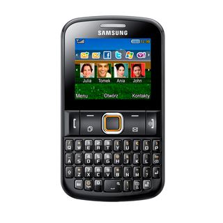 Samsung Ch@t E2220 Chat 220 GSM Unlocked QWERTY Cell Phone   Black Samsung Unlocked GSM Cell Phones