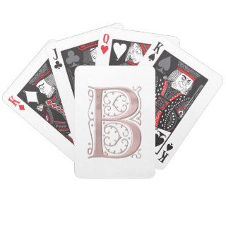 Fancy Letter B 1 Playing Cards