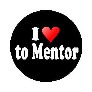 I Love to Mentor 1.25" Magnet (heart)  Other Products  