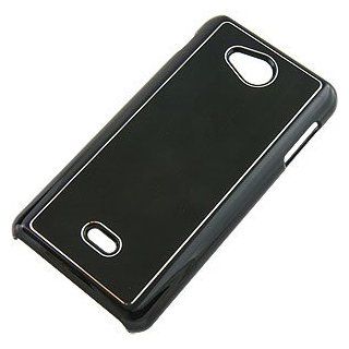 Aluminum Back Cover for LG Spirit 4G MS870, Black/Black Cell Phones & Accessories