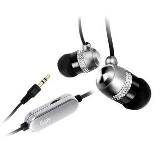 iLuv i353SIL Aluminum In ear Stereo Earphones with Volume Control (Silver) (Discontinued by Manufacturer) Electronics