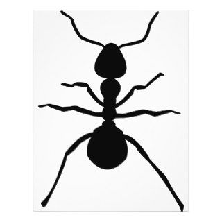 big black ant icon personalized flyer