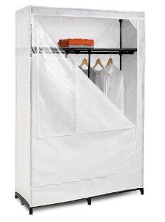 Honey Can Do WRD 01898 46 Inch Portable Clothing Storage Closet with Top Shelf   Closet Storage And Organization Systems