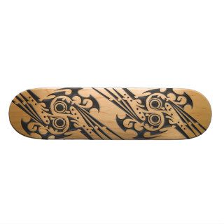 Spear Scroll Tattoo Symbol Skateboard Deck